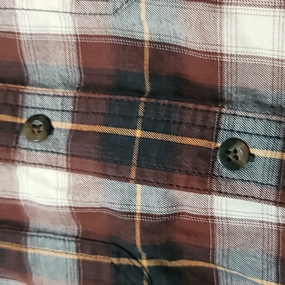 Men’s Gander Mountain Guide Series Flannel Button Up Shirt Size Medium Black - Picture 5 of 14